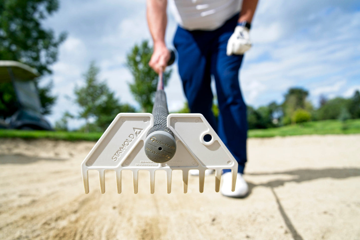 GOLF POCKET BUNKER RAKE