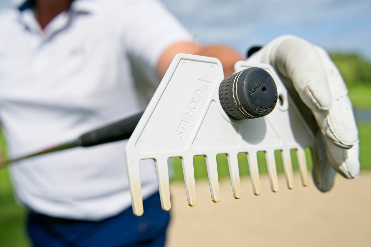 GOLF POCKET BUNKER RAKE
