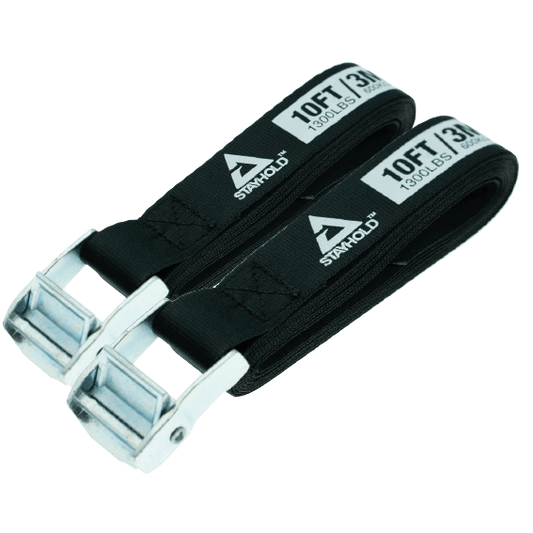 PRO STRAPS - 10ft / 3M Nylon, Steel Buckle Utility Straps