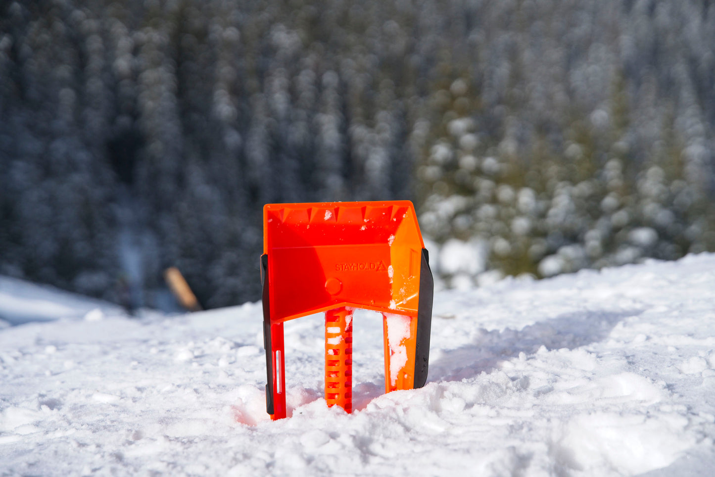 Stayhold Compact Safety Shovel - Mini pictured in snow