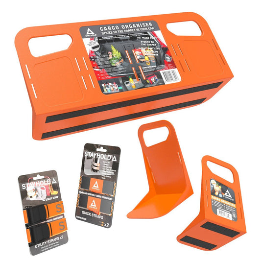Stayhold super pack shopping holders in orange (orange)