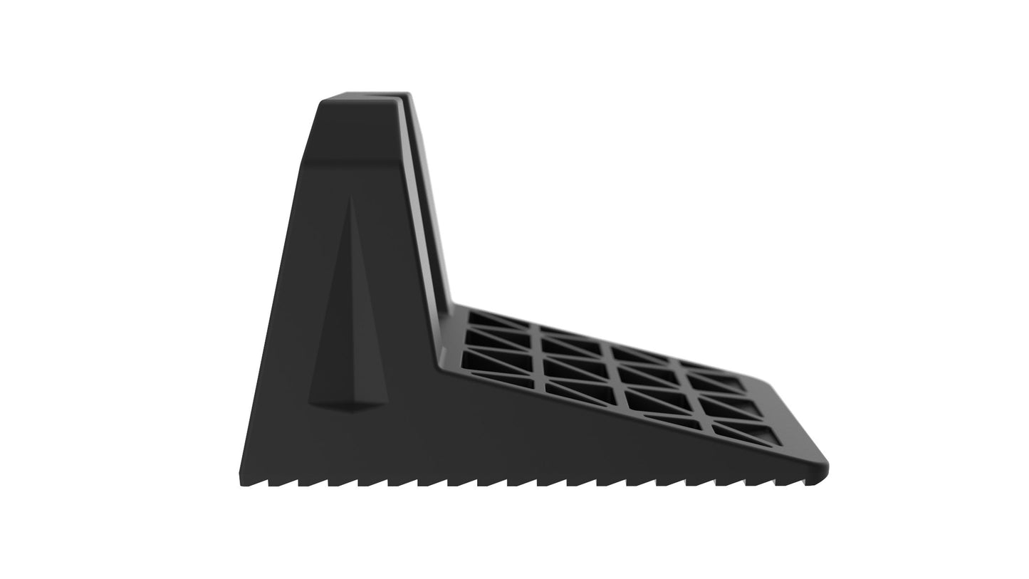 CARGO WEDGE 2-PACK + TETHER. (Solid Rubber Cargo Chocks)