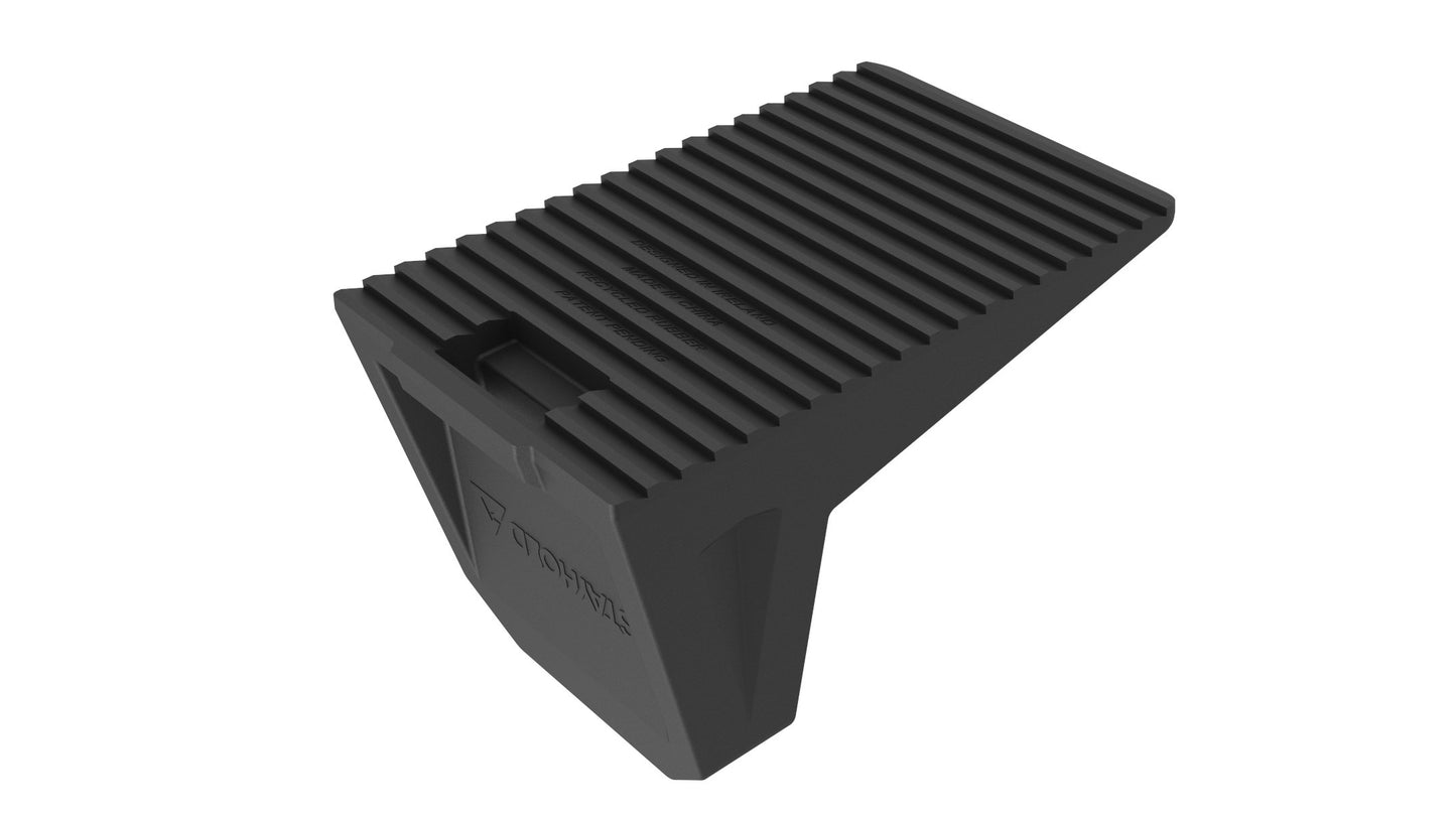 CARGO WEDGE 2-PACK + TETHER. (Solid Rubber Cargo Chocks)