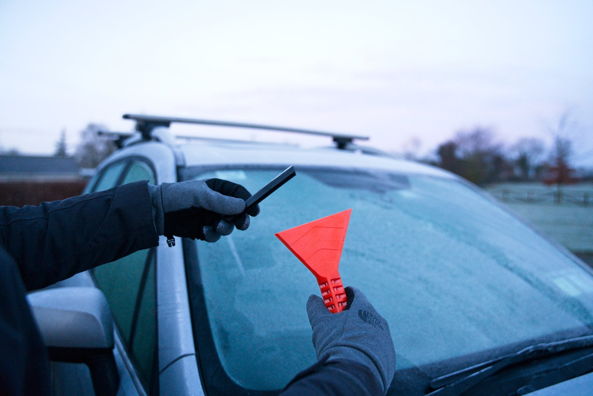 Stayhold ICE SCRAPER+SQUEEGEE removing squeegee